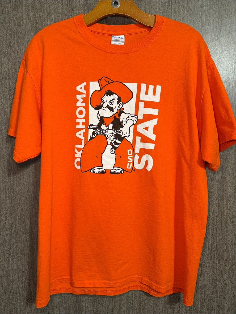 Oklahoma State University Pistol Pete Graphic Tshirt Size Large NWOT